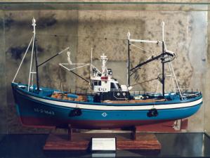 1987 Maqueta Pesquero de bajura Nuevo Joxe Javier Exposición Modelismo y Artesanía Naval