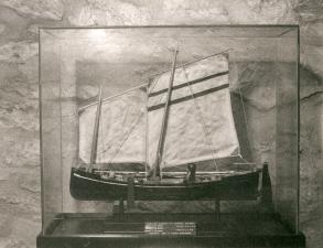 1987 Maqueta Lancha Calera pesca besugo y bonito Exposición Modelismo y Artesanía Naval