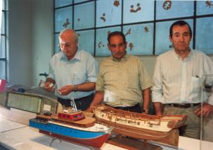 1990 Stand Grupo Modelismo Naval Pasai San Pedro / Palmer, Juan / Barral, Vicente / Fernández, Joaquín