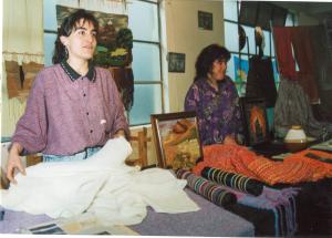 1990 Stand Elena Aisa y Alicia Portillo / Portillo Chocarro, Alicia / Aisa Luxar, Elena