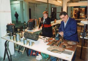 1995 Stand Maper Artesanía / Pérez Carazo, Gregorio / y esposa