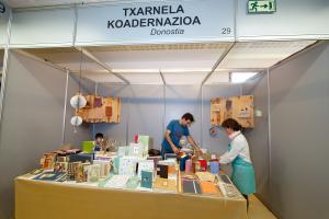 2014 Stand Txarnela Taller de Encuadernación  / Jiménez de Aberasturi Apraiz, Helena